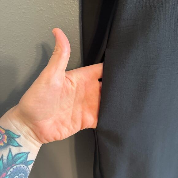 COS Black Layered Shift Dress Size 10 - Picture 6 of 6